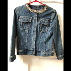 Tahari Jean jacket Like New!